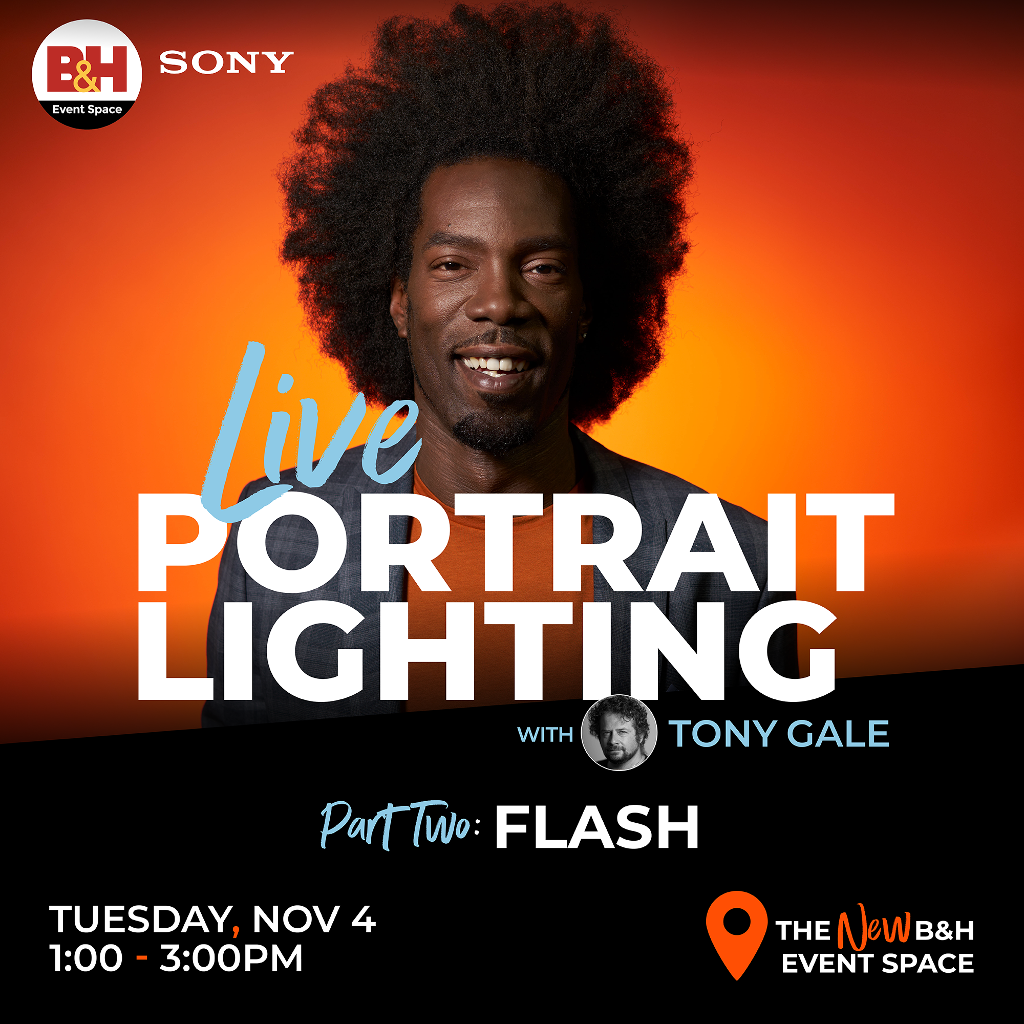 Live Event – Live Portrait Lighting, part 2: Flash