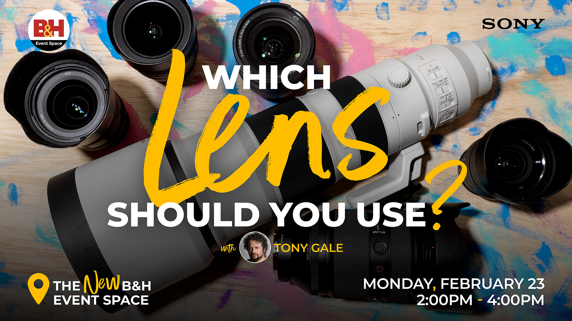 Live Event – What Lens Should You Use